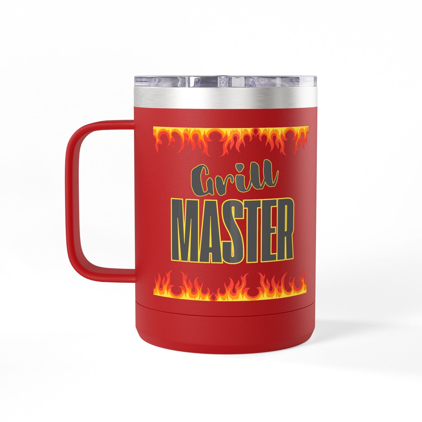 Grill Master Tumbler Insulated Cup for BBQ Lovers (15oz)