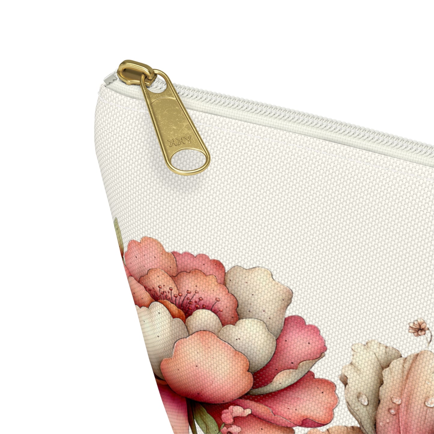 Blossom & Love Romantic Floral Valentine Makeup Bag Cosmetic Pouch