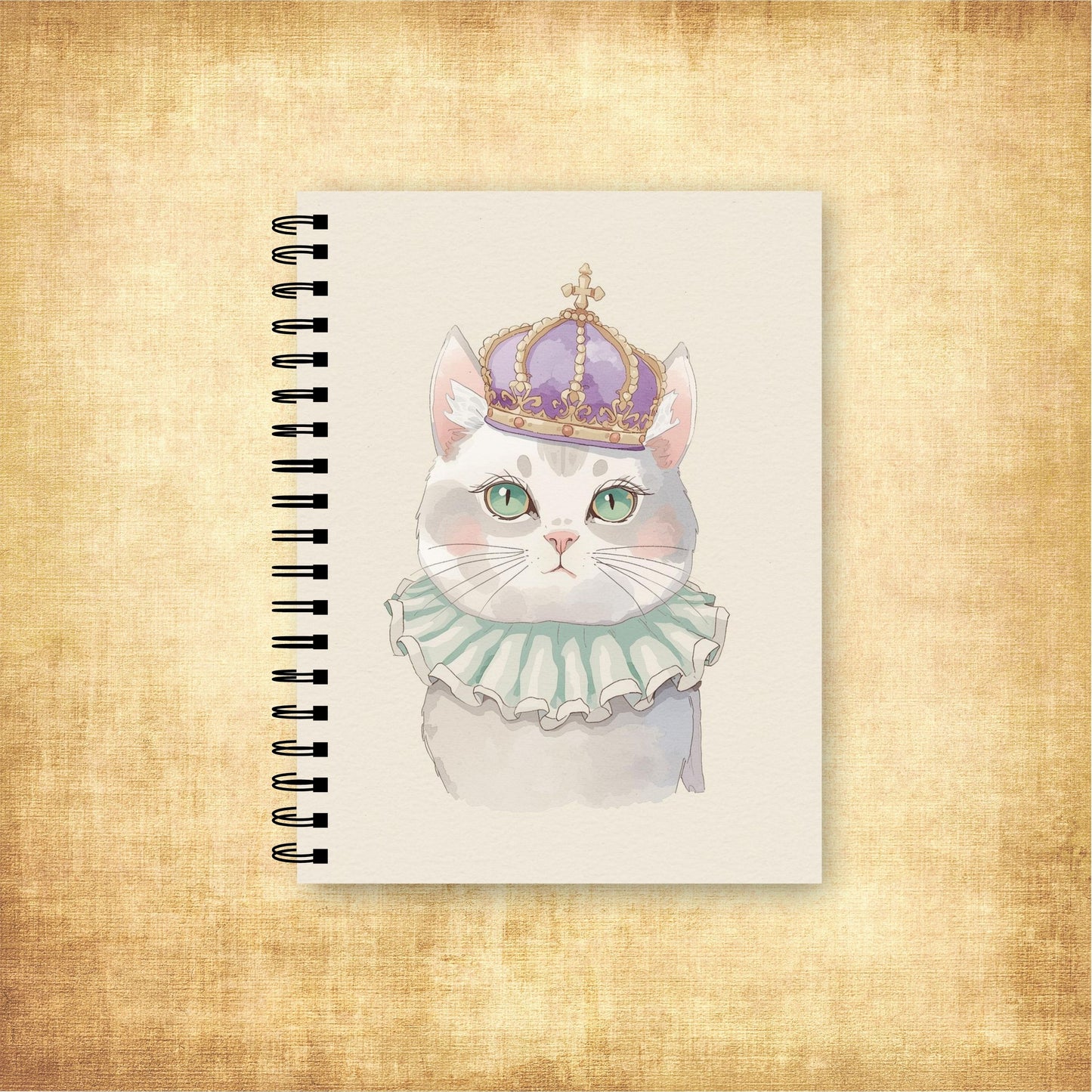 Aristo-Cat Royale Spiral Notebook Ruled Lined Journal for Notes & Planning