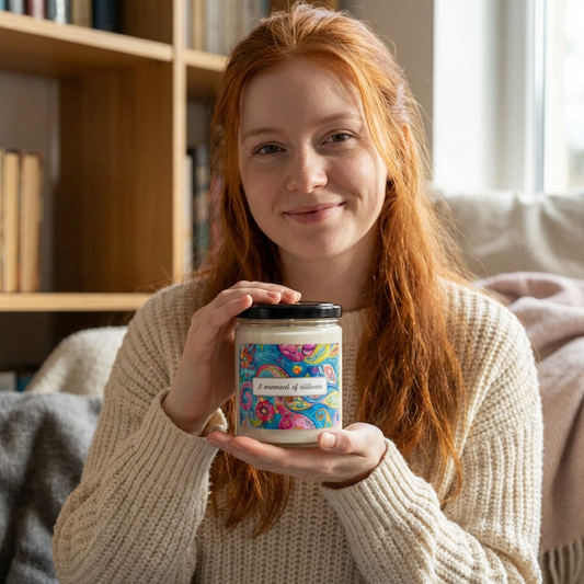 A Moment Of Stillness - Aromatherapy Jar 9oz Scented Soy Candle