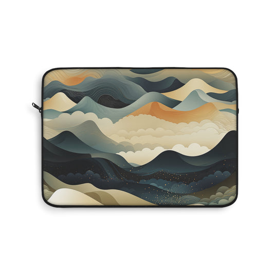 Abstract Landscape Laptop Sleeve – Modern Unisex Protective Case