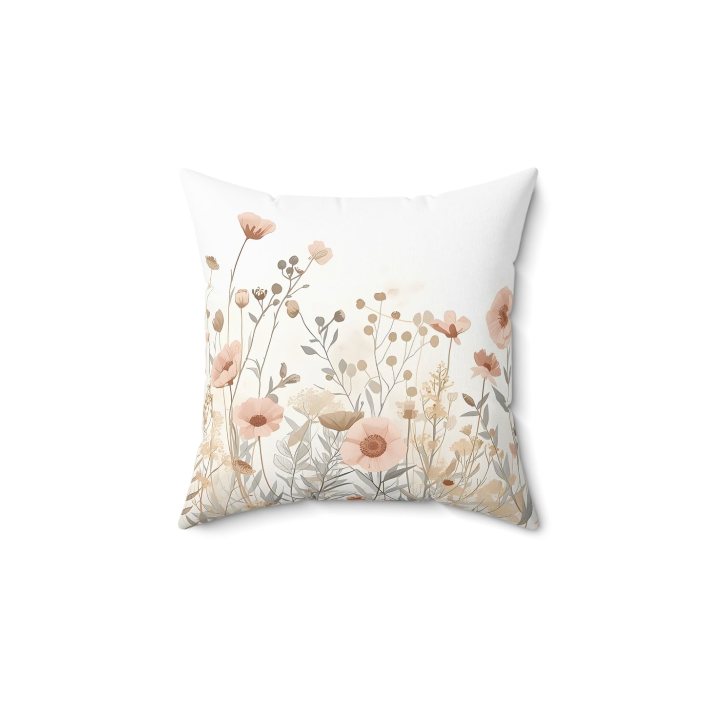 Quiet Botanicals Soft Wildflower Throw Pillow