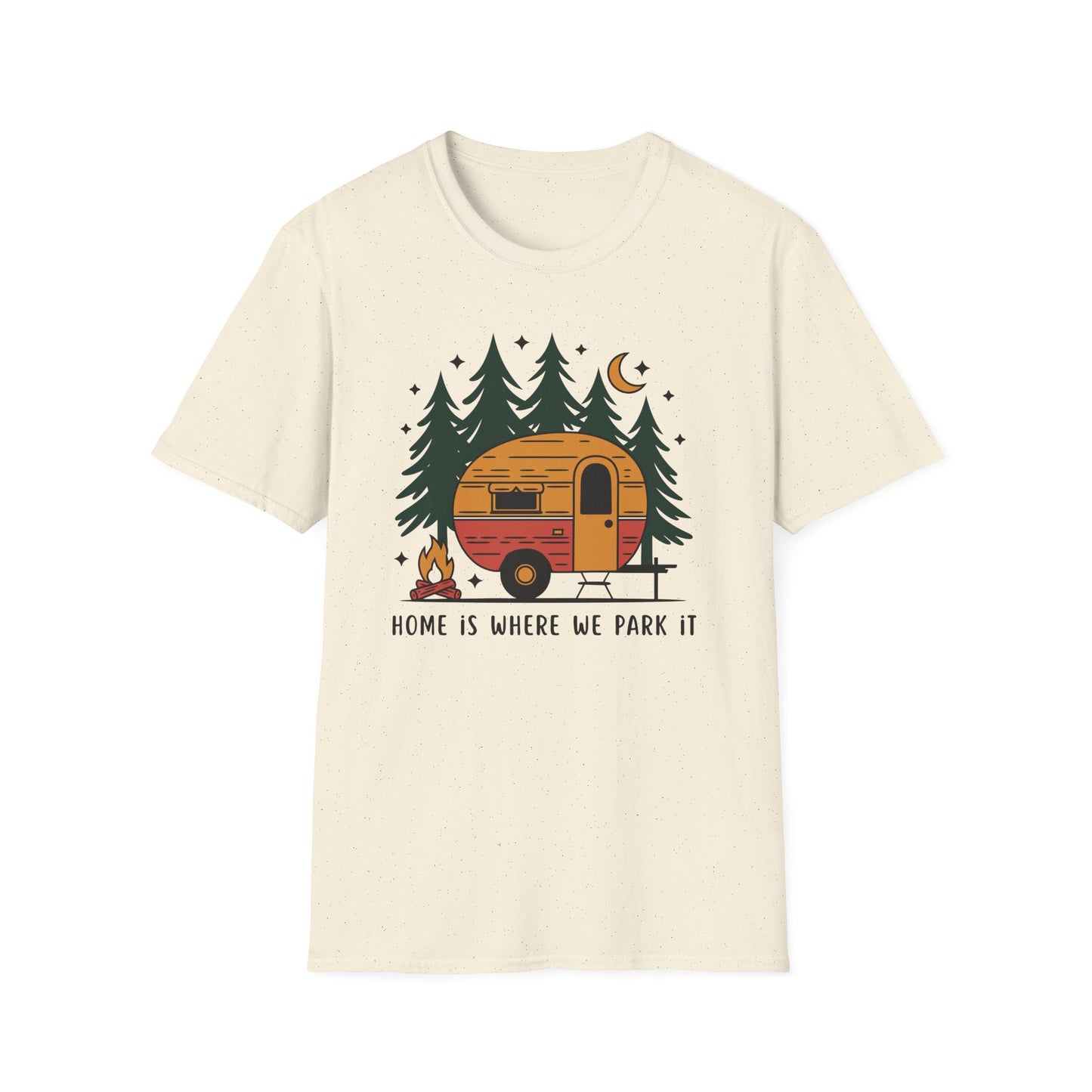 Home Is Where We Park It Tee – Road Trip & Camper Retro T-Shirt