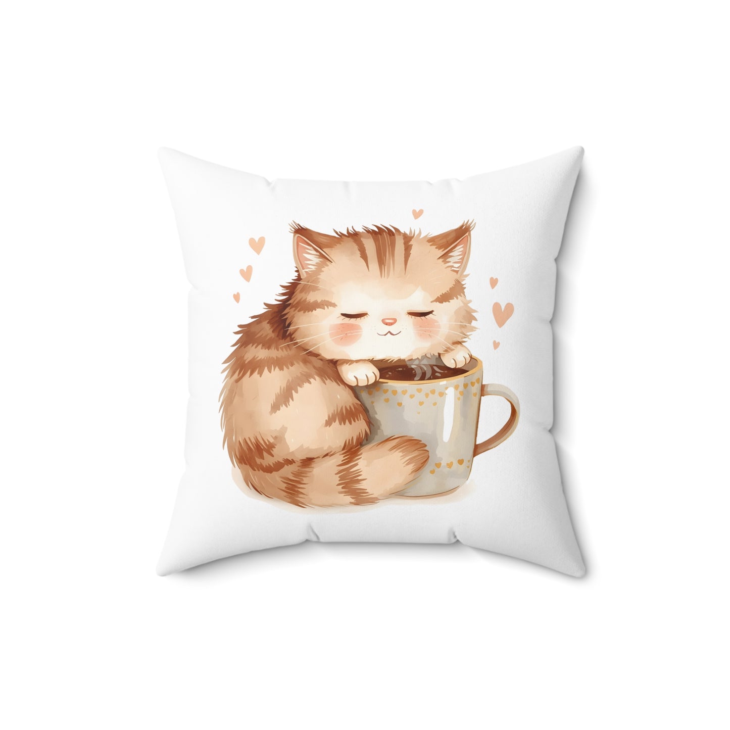 Sleepy Cat Cozy Pillow Cute Cat Home Decor Cushion