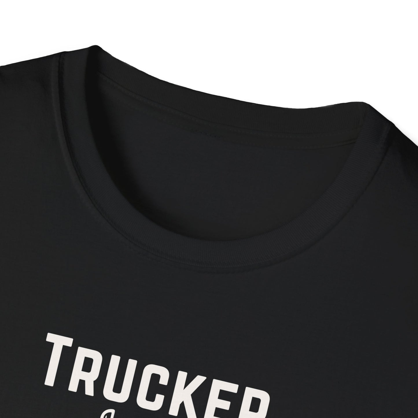 Trucker Since Birth T-Shirt Truck Driver Graphic Tee for Men & Road Lovers