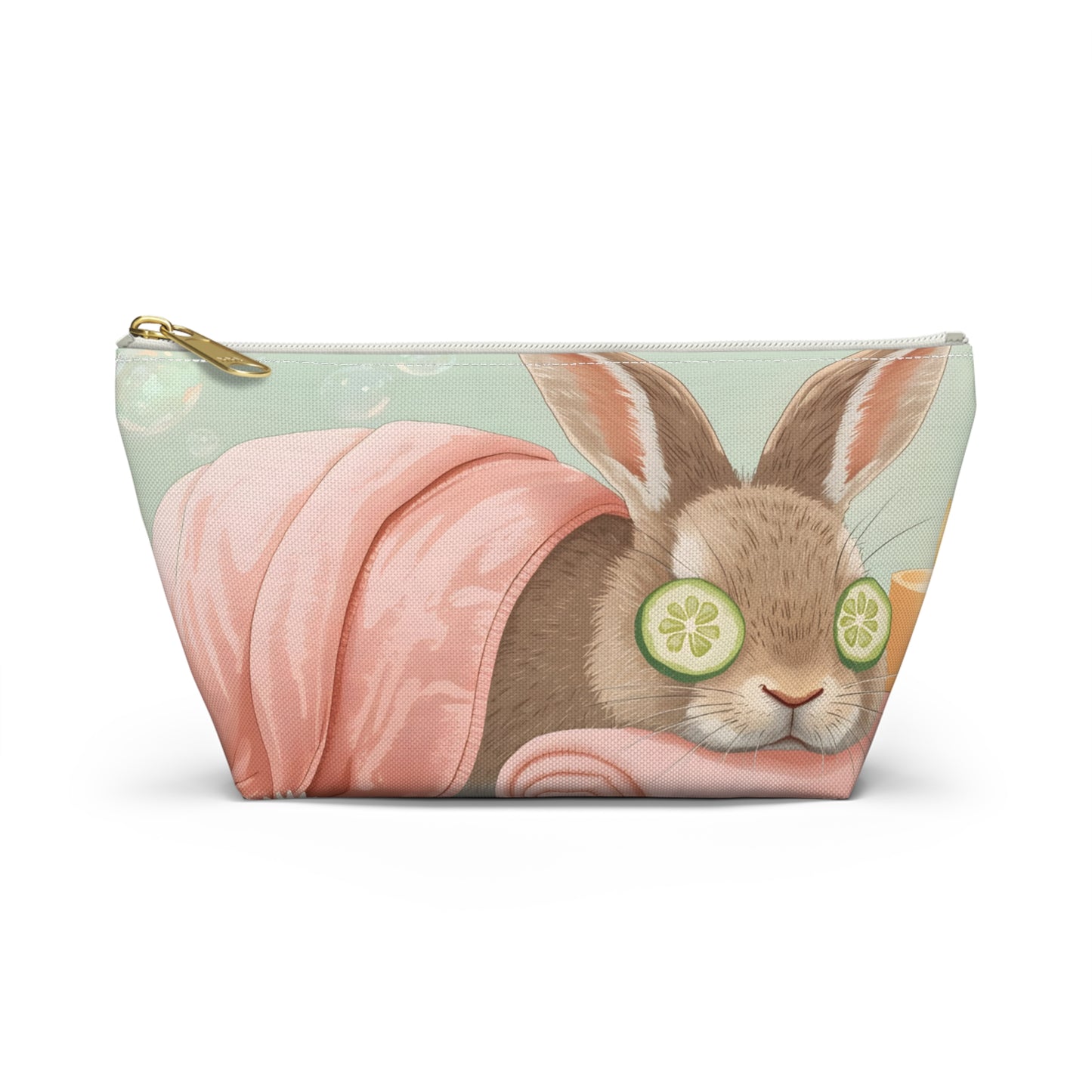 Bunny Spa Bliss Cosmetic Pouch | Cute Makeup Bag