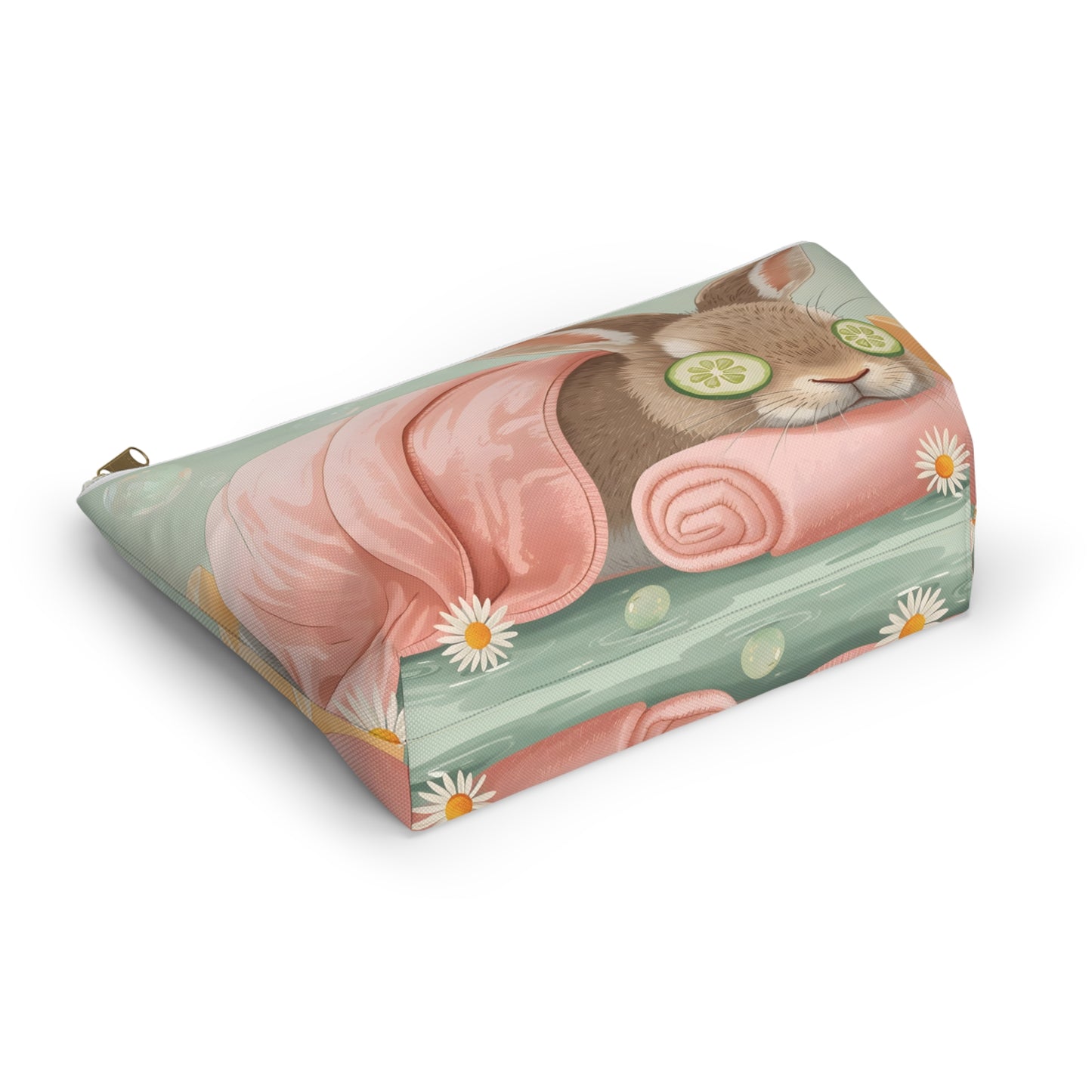 Bunny Spa Bliss Cosmetic Pouch | Cute Makeup Bag