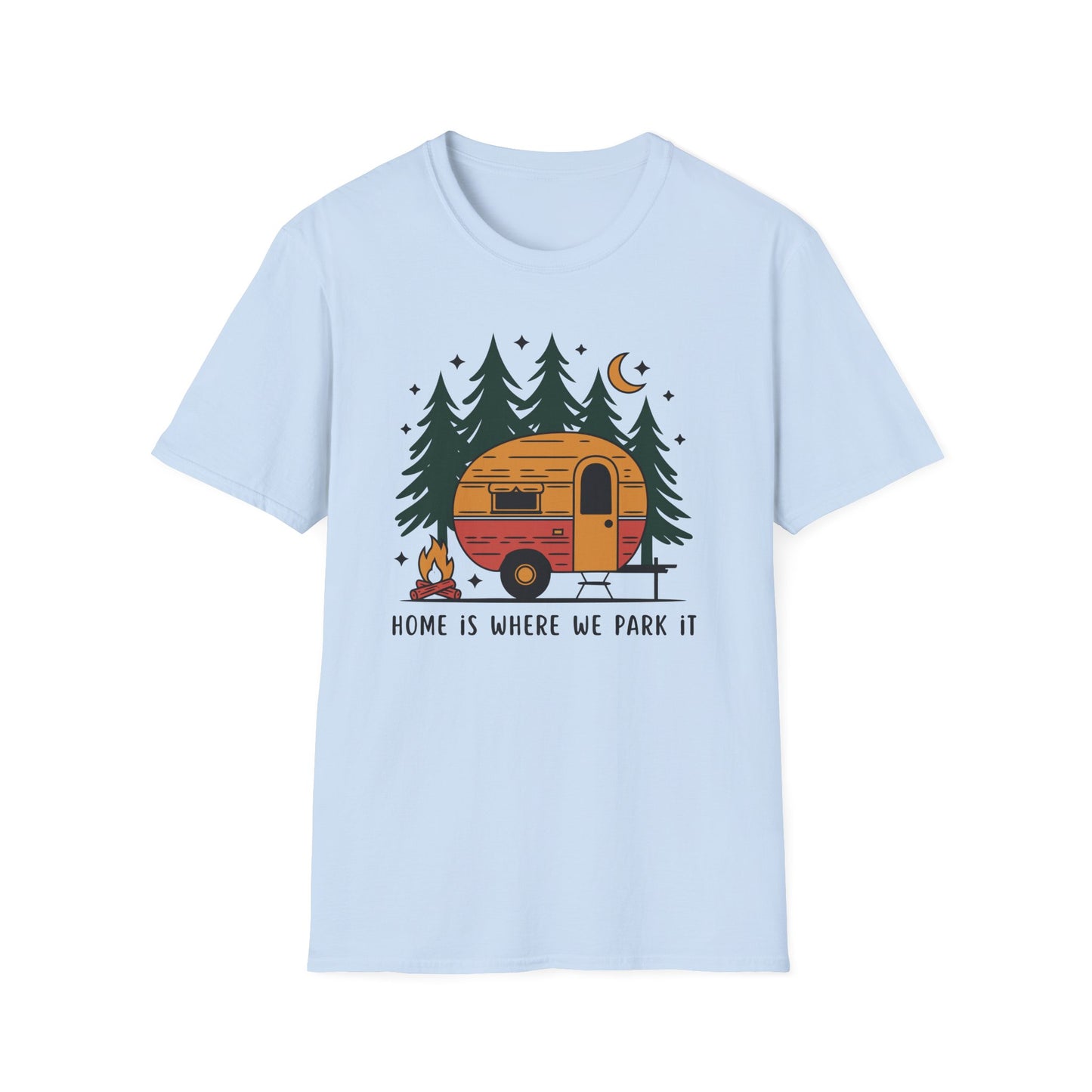Home Is Where We Park It Tee – Road Trip & Camper Retro T-Shirt