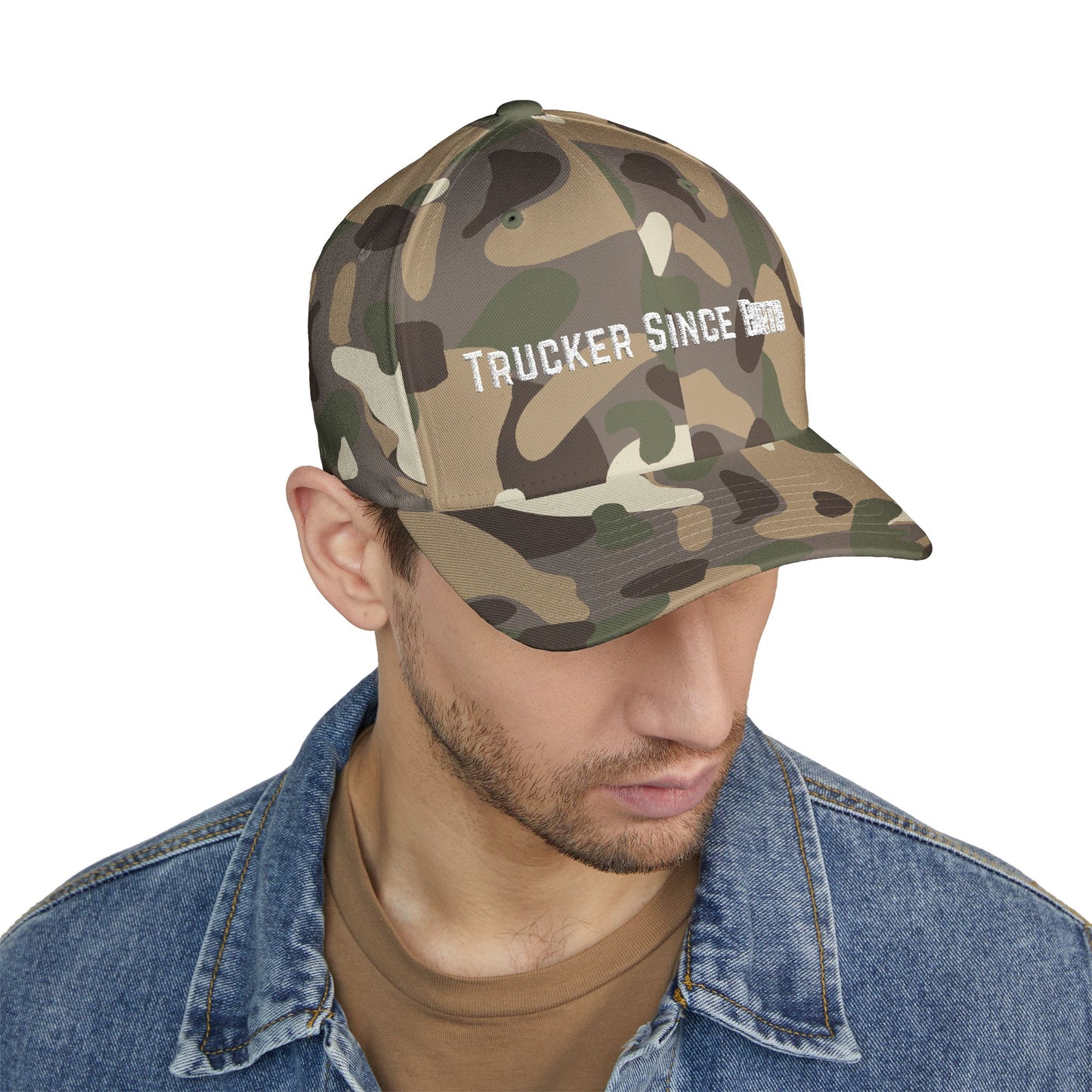 Trucker Since Birth Embroidered Classic Trucker Cap for Men