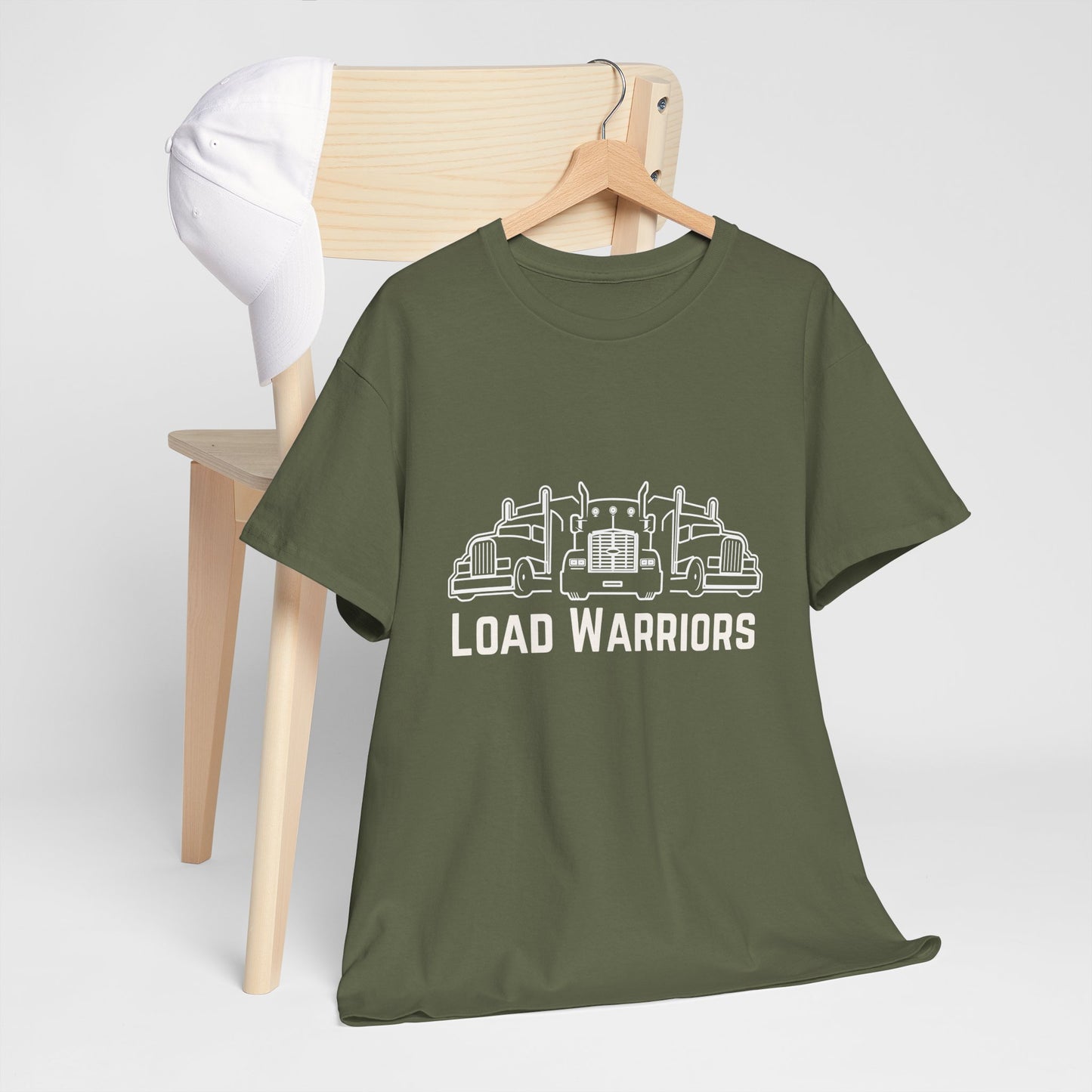 Load Warriors Trucker T-Shirt Graphic Tee for Truckers & Road Lovers