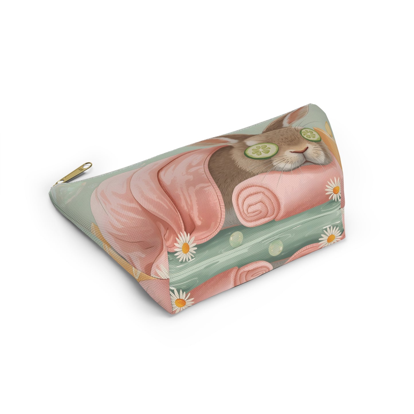 Bunny Spa Bliss Cosmetic Pouch | Cute Makeup Bag