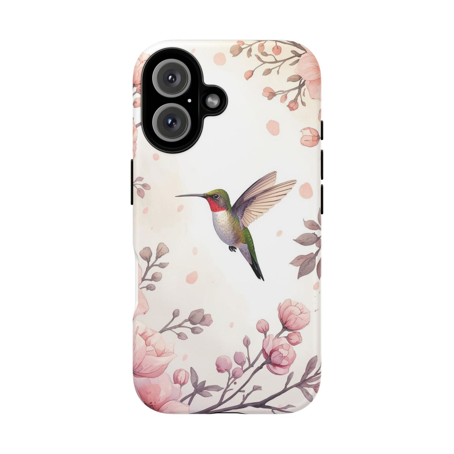 Hummingbird in Bloom Tough Protective iPhone Case