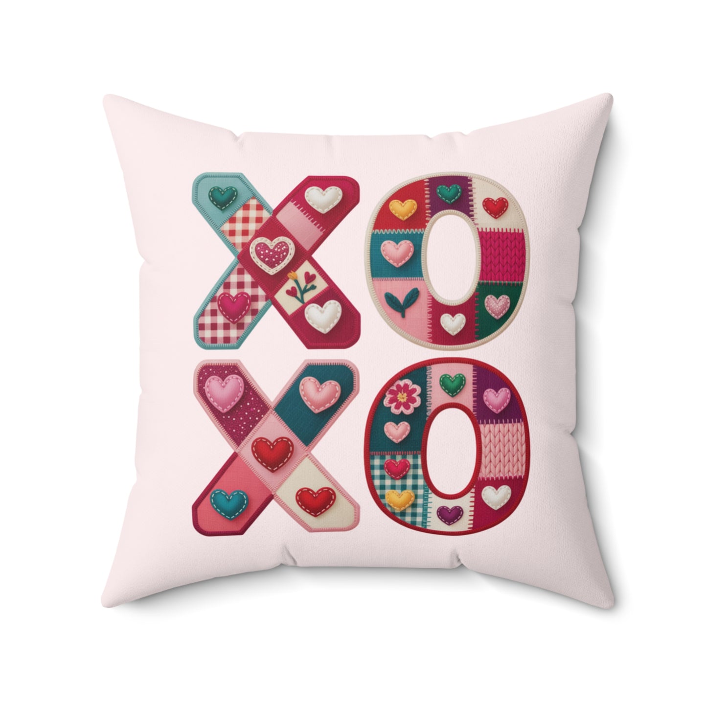 XOXO Love Valentine Decorative Throw Pillow