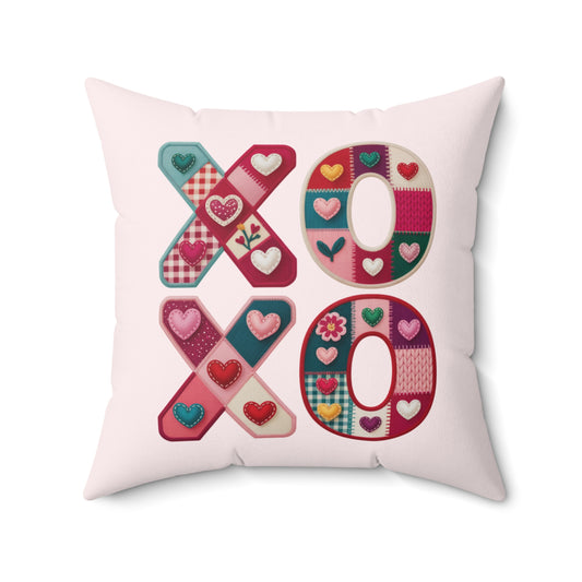 XOXO Love Valentine Decorative Throw Pillow