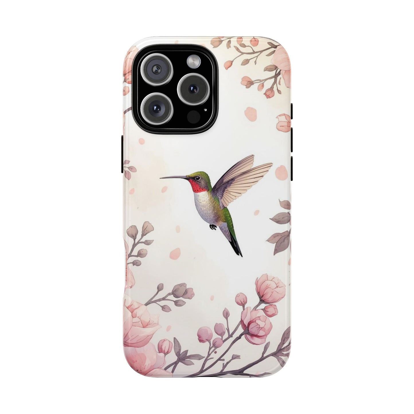 Hummingbird in Bloom Tough Protective iPhone Case