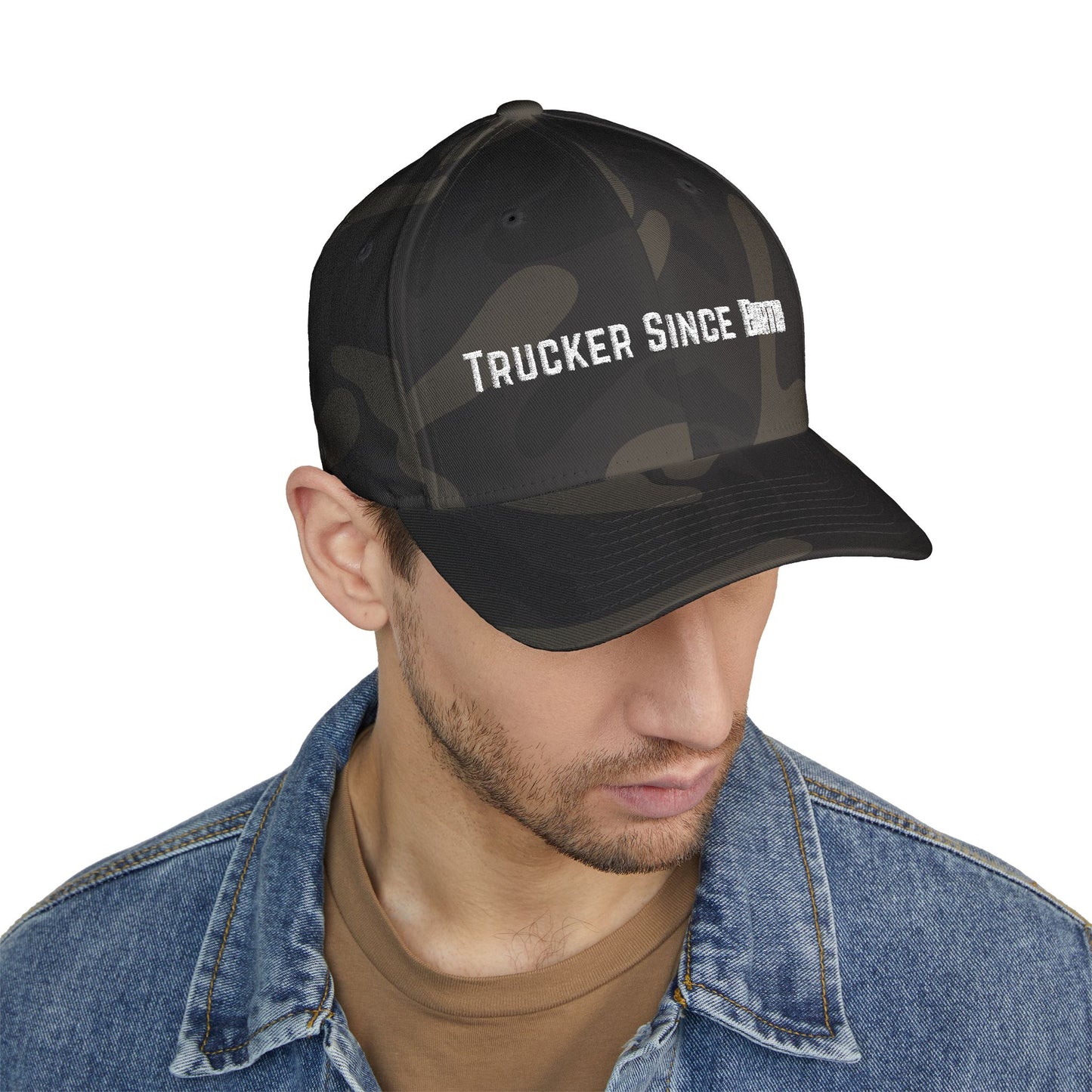 Trucker Since Birth Embroidered Classic Trucker Cap for Men