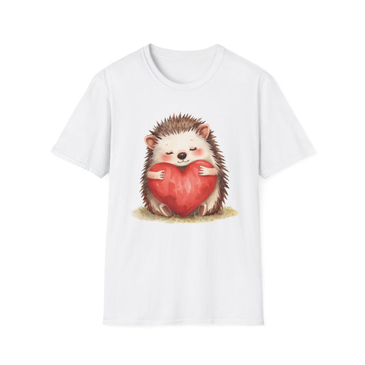 Love You This Much – Cute Hedgehog Valentine T-Shirt