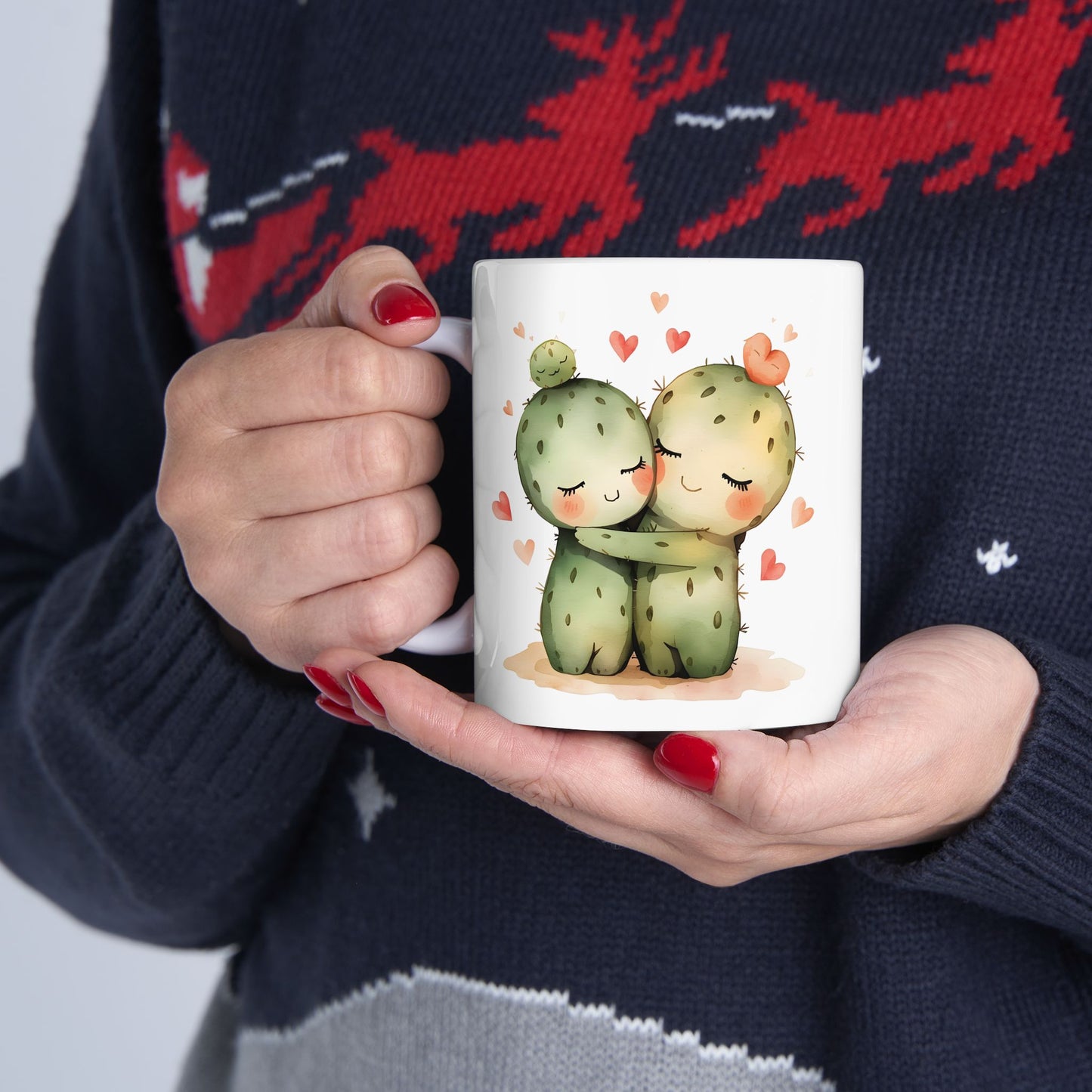 So In Love - Cactus Couple Coffee Mug (11oz & 15oz)