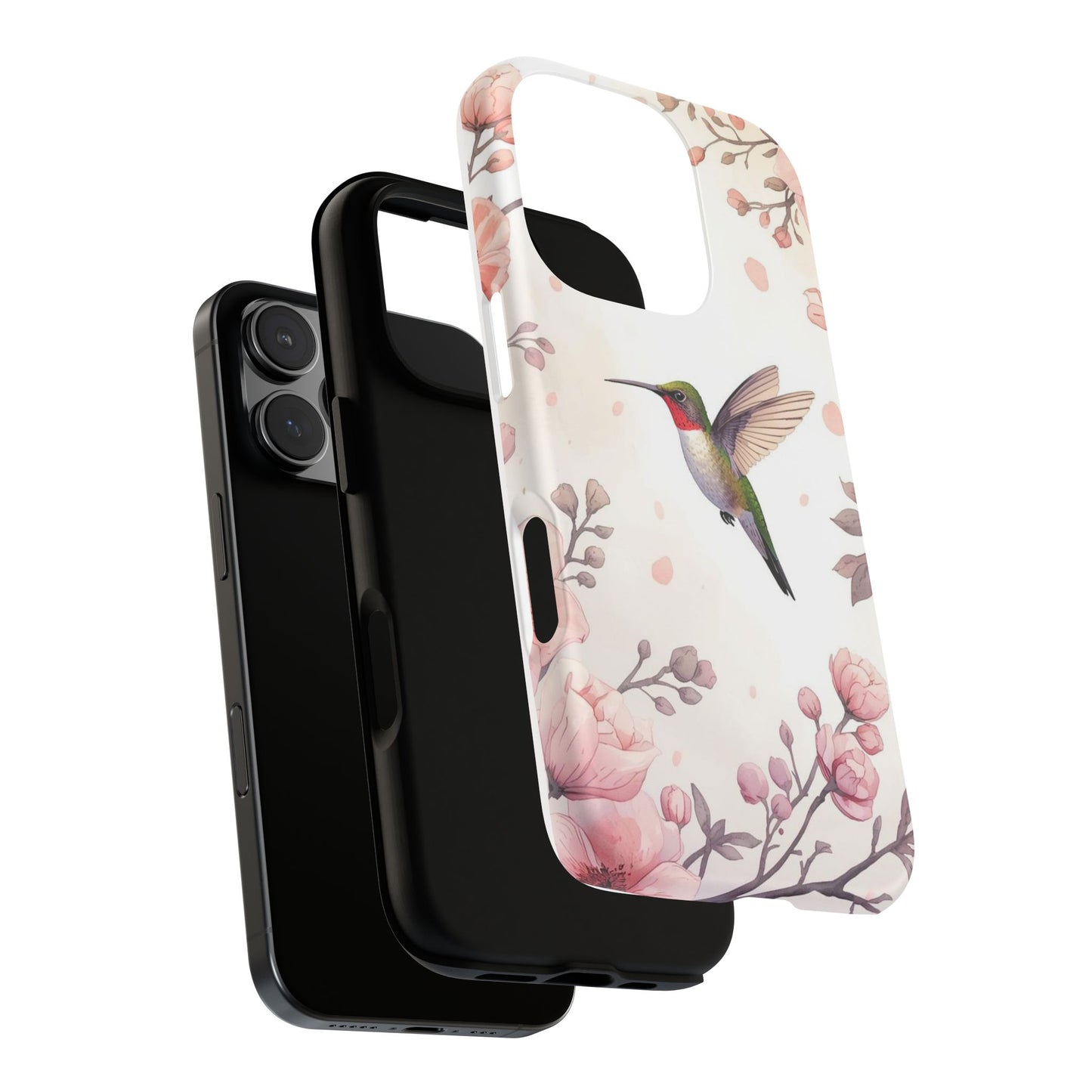 Hummingbird in Bloom Tough Protective iPhone Case
