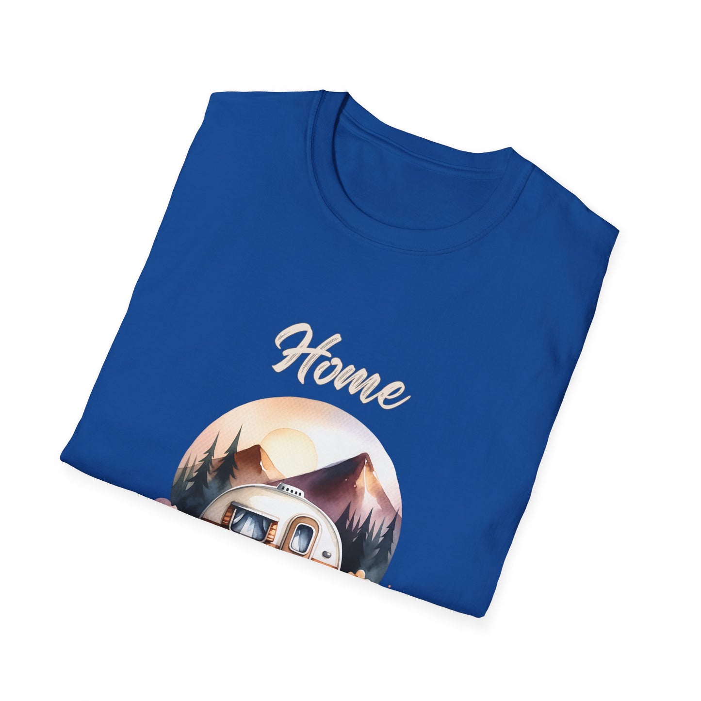 Home Is Where We Park It Tee Road Trip & Camper Retro T-Shirt