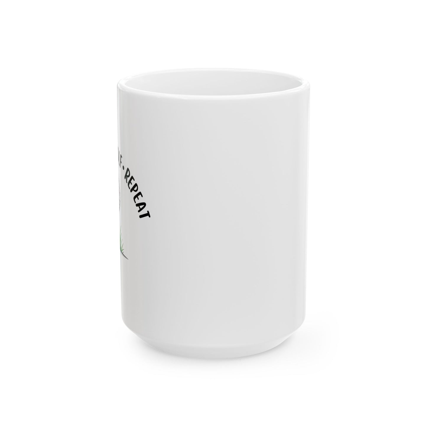 Eat Sleep Golf Repeat Golf Mug – Golfer Coffee Cup (11oz & 15oz)