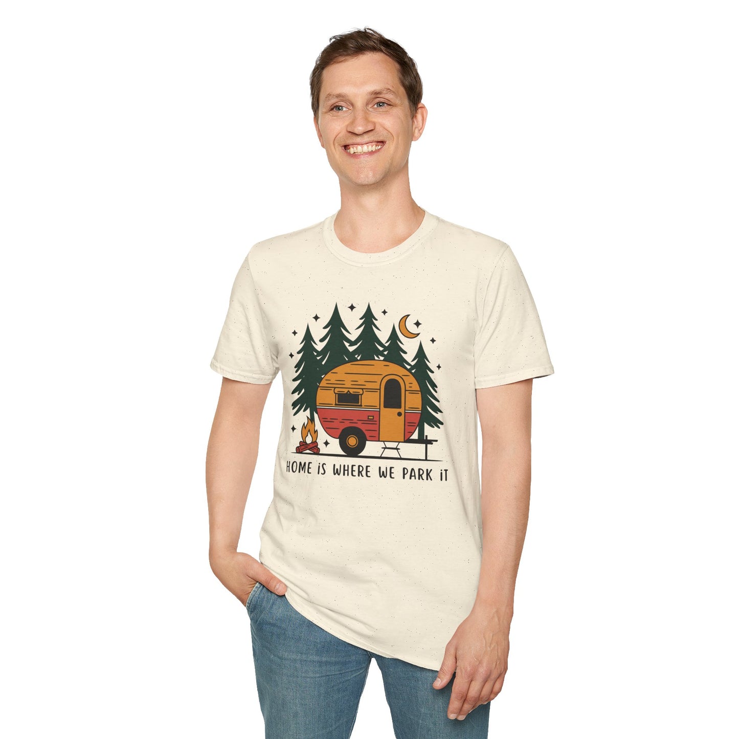 Home Is Where We Park It Tee – Road Trip & Camper Retro T-Shirt