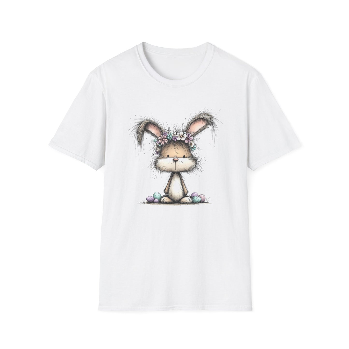 Easter Bunny T-Shirt – Cute Spring Bunny Illustration