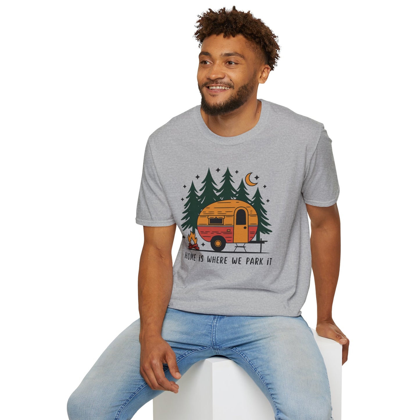 Home Is Where We Park It Tee – Road Trip & Camper Retro T-Shirt