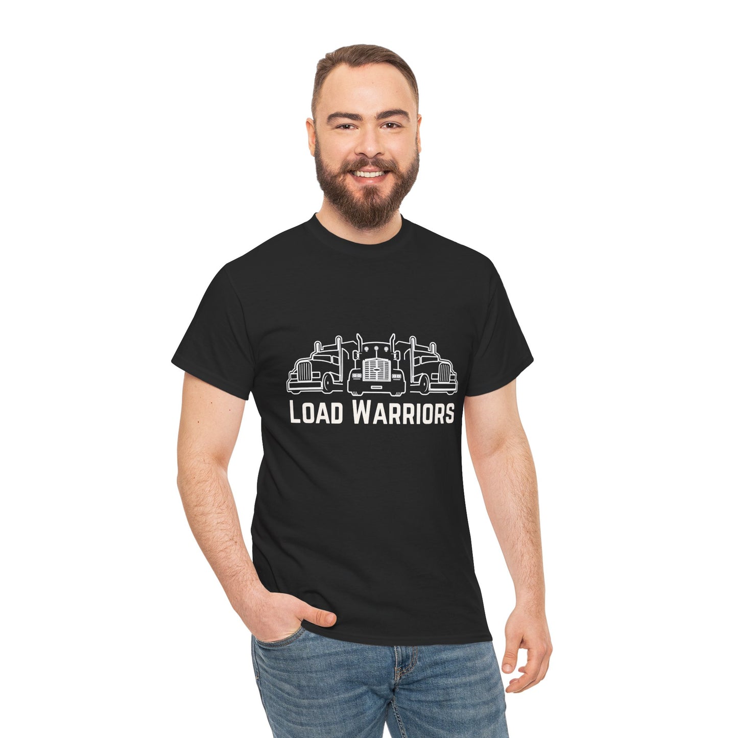 Load Warriors Trucker T-Shirt Graphic Tee for Truckers & Road Lovers