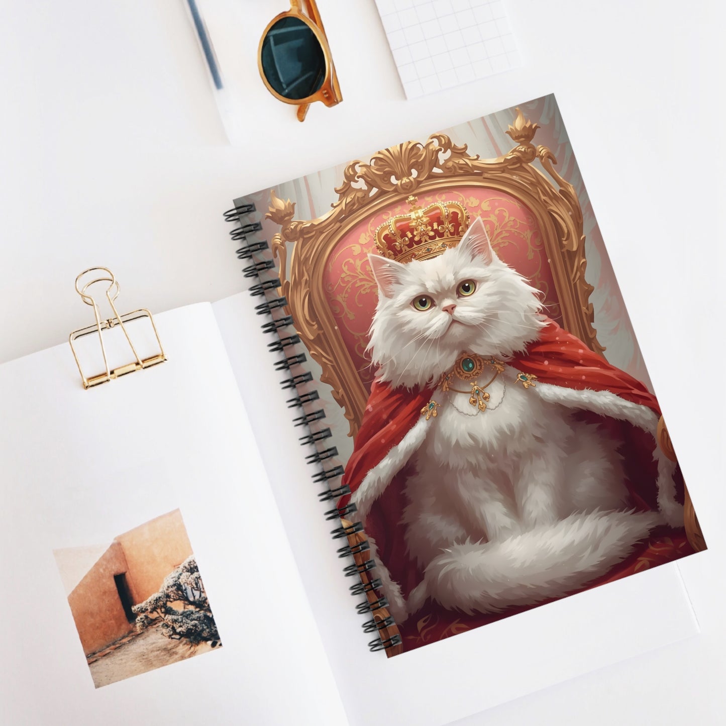 Majestic White Monarch - Notebooks & Journals