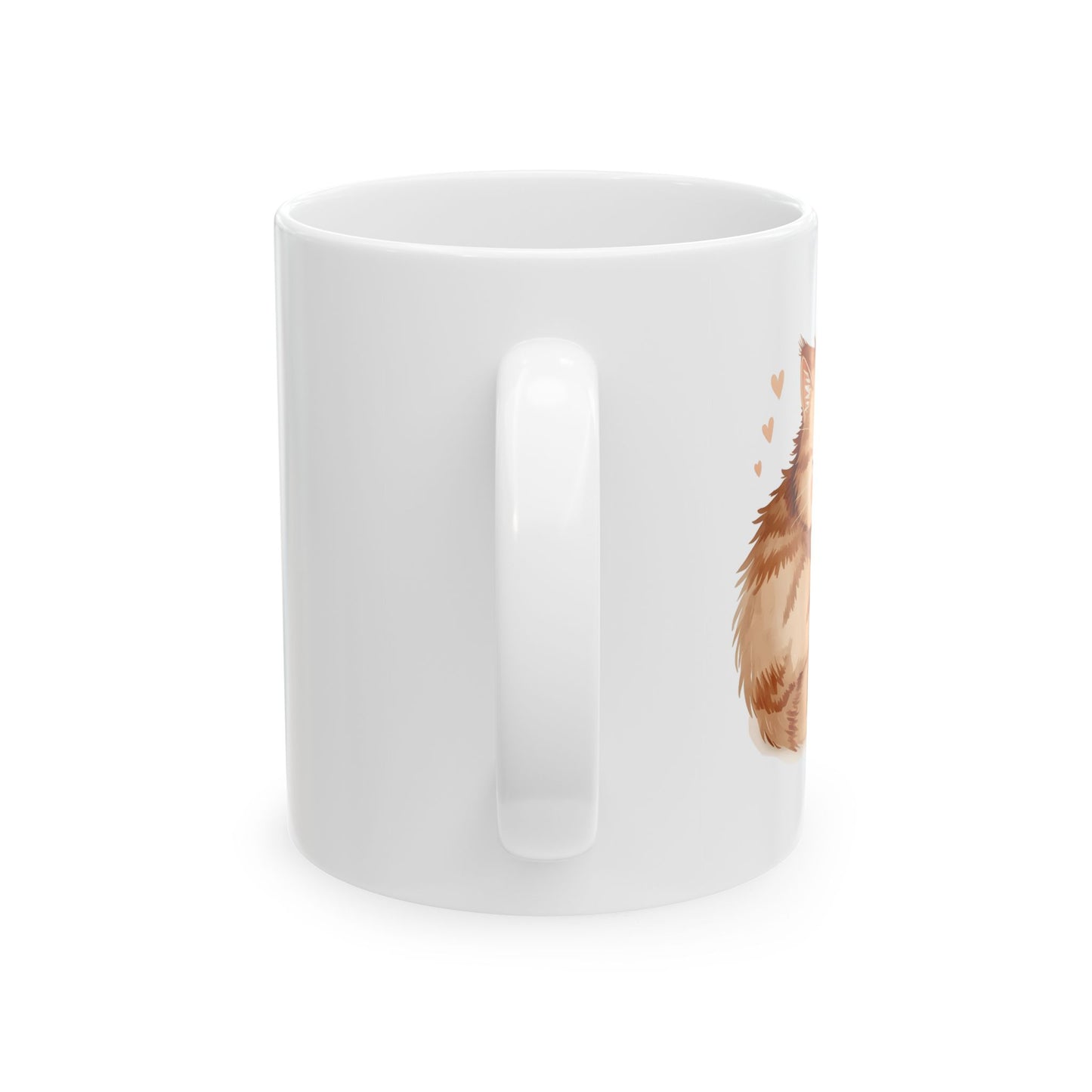Sleepy Cat Coffee Mug Cute Cozy Cat Cup (11oz, 15oz)