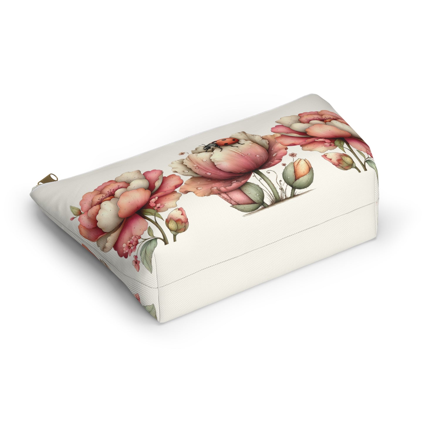 Blossom & Love Romantic Floral Valentine Makeup Bag Cosmetic Pouch