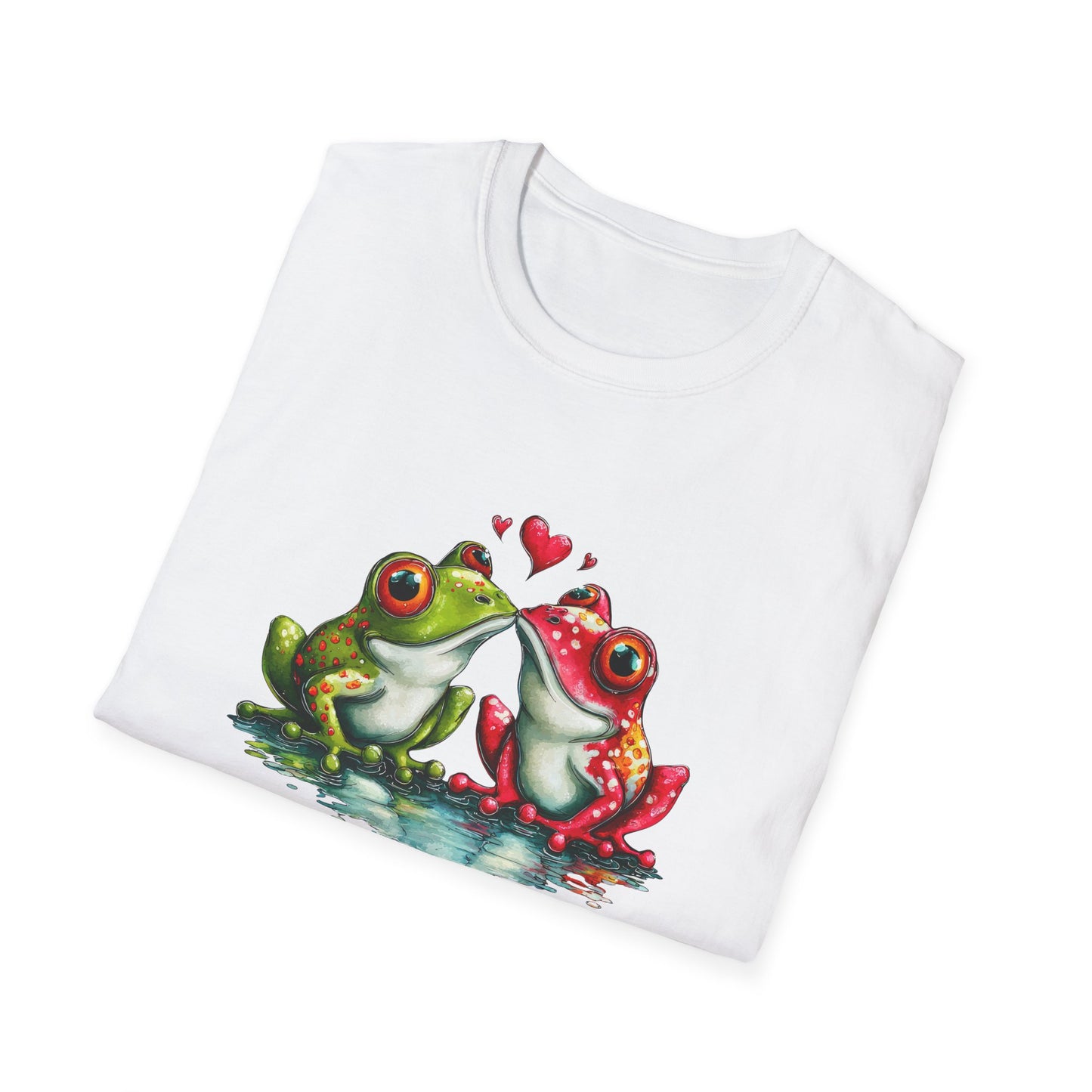 Toadally in Love Frog Romance Graphic Valentine Love T-Shirt