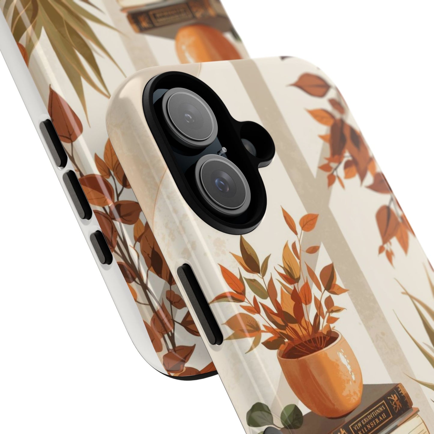 Cozy Books, Plants & Coffee Tough Protective iPhone Case