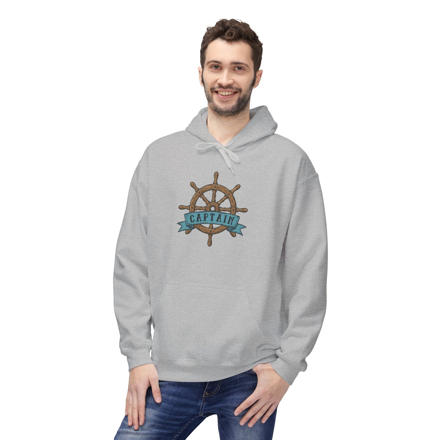 Captain Nautical Hoodie – Boating & Yachting Pullover for Men