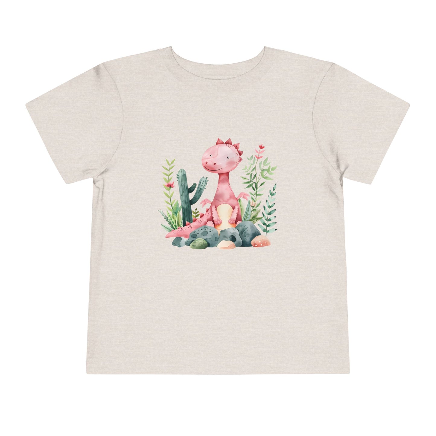 Sweet Dino Dreams – Girls Toddler T-Shirt (2–5 Years)