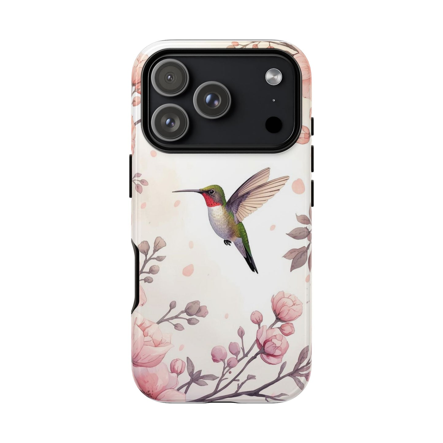 Hummingbird in Bloom Tough Protective iPhone Case