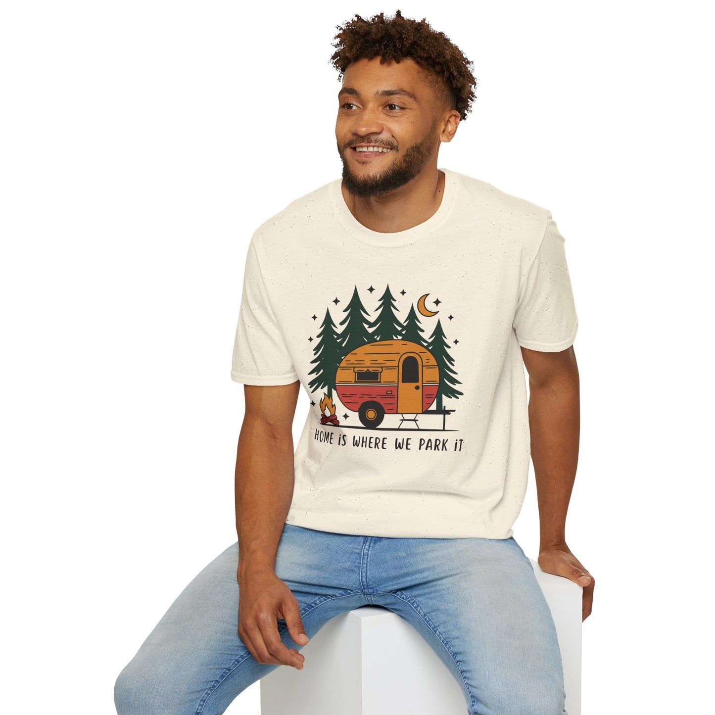 Home Is Where We Park It Tee – Road Trip & Camper Retro T-Shirt