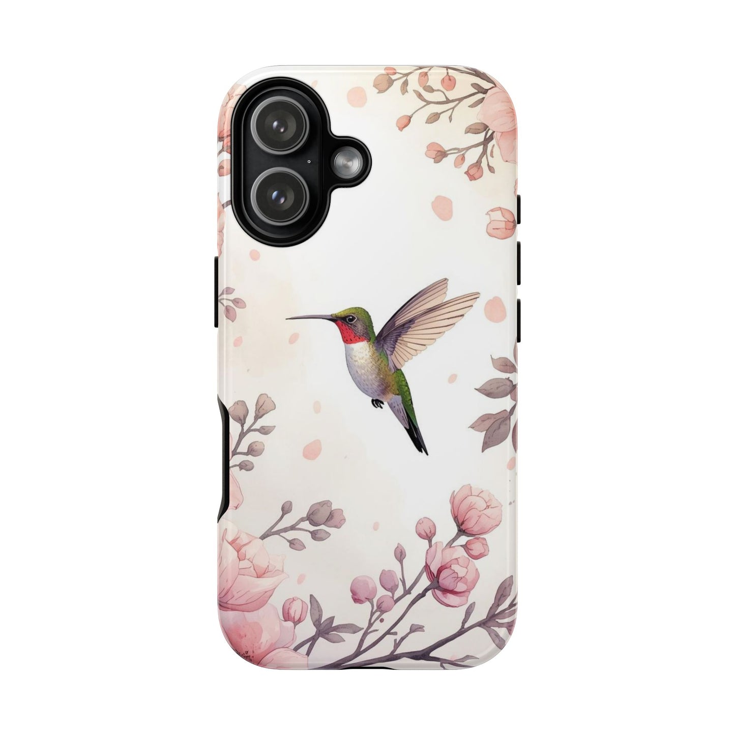 Hummingbird in Bloom Tough Protective iPhone Case