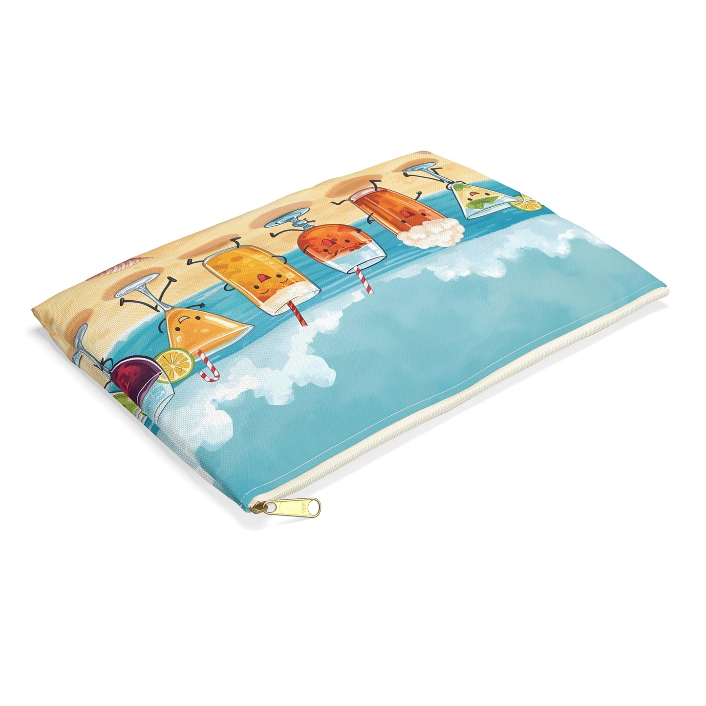 Sun Sand & Sips Travel & Passport Pouch