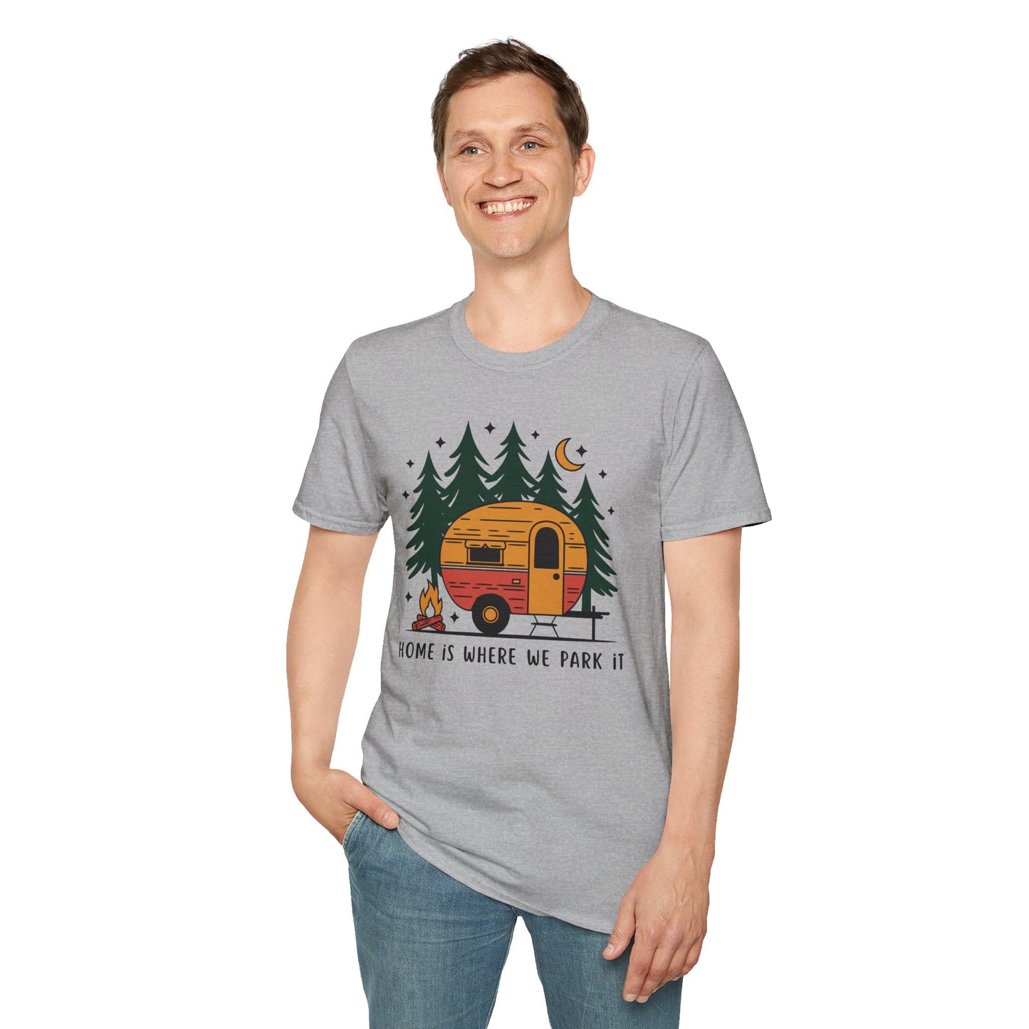 Home Is Where We Park It Tee – Road Trip & Camper Retro T-Shirt