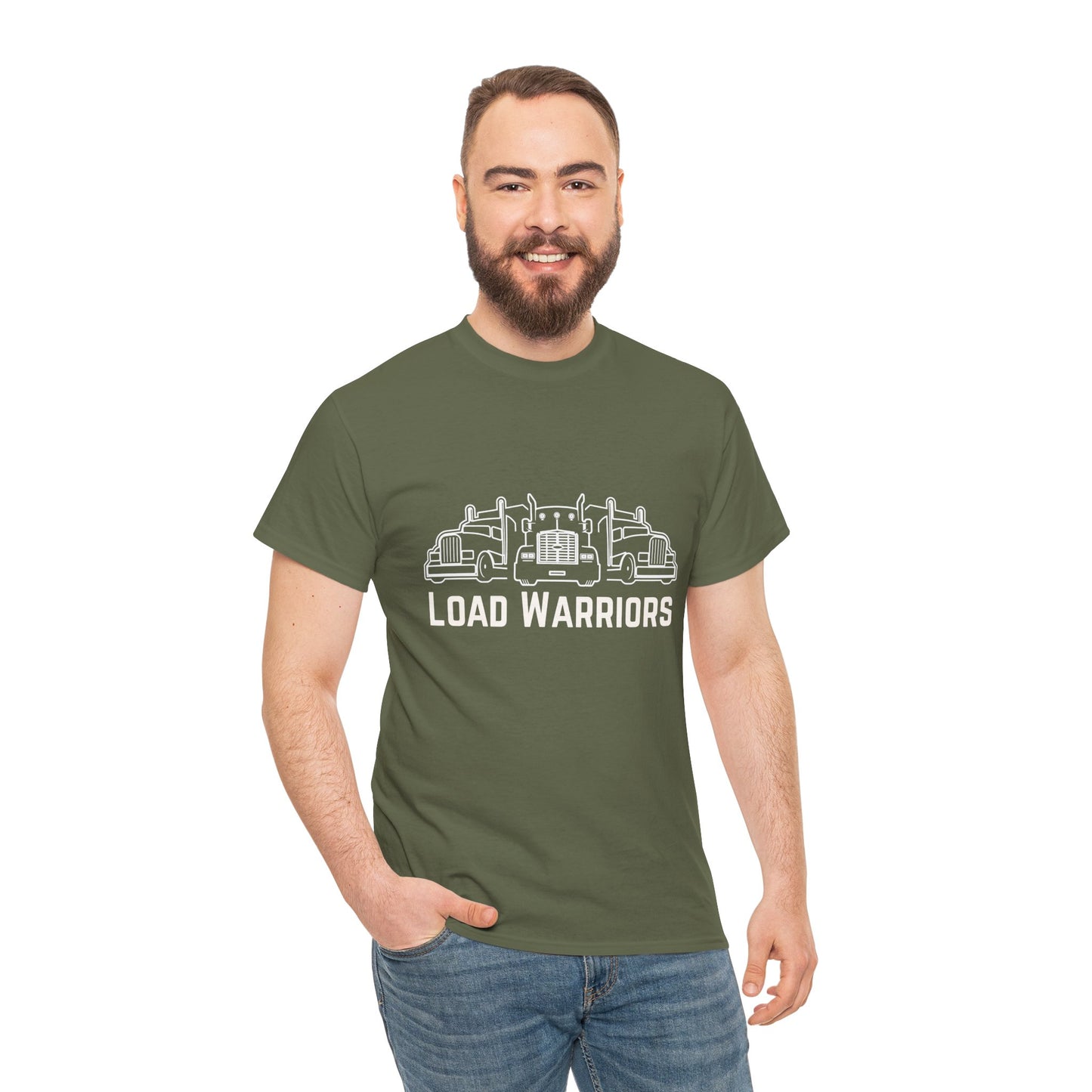 Load Warriors Trucker T-Shirt Graphic Tee for Truckers & Road Lovers
