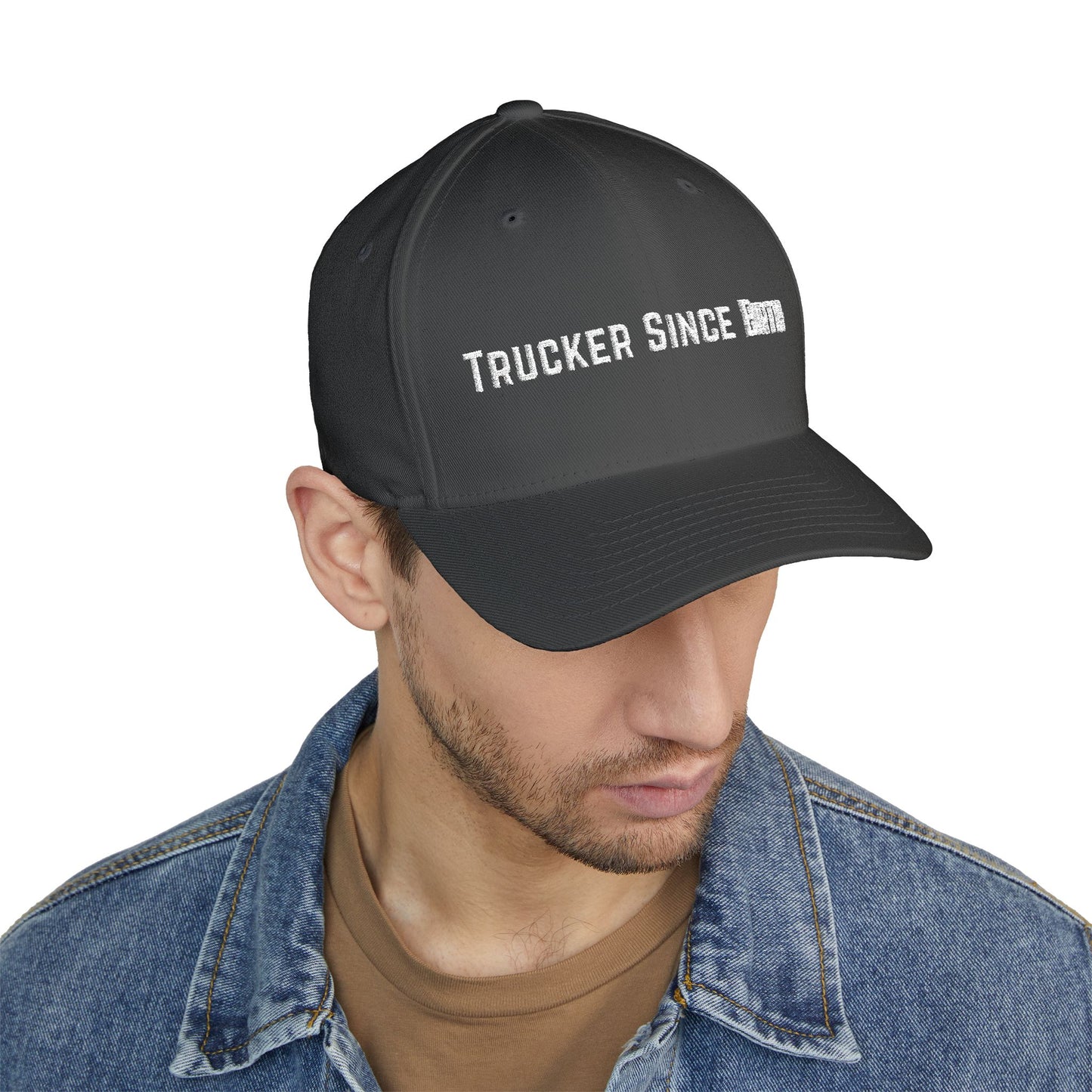 Trucker Since Birth Embroidered Classic Trucker Cap for Men