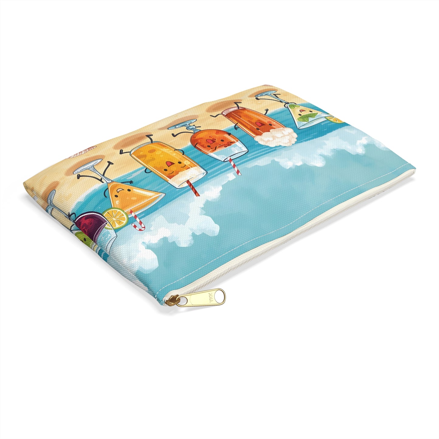 Sun Sand & Sips Travel & Passport Pouch
