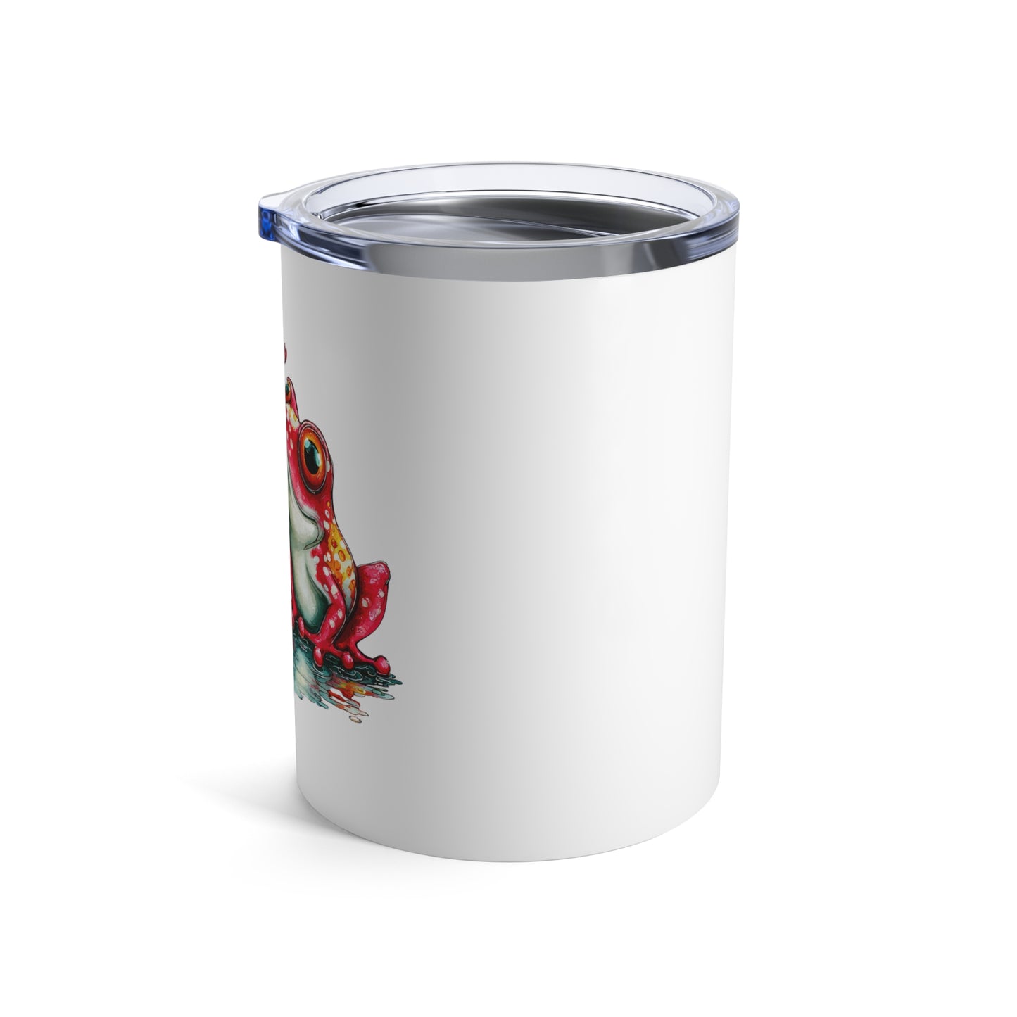 Toadally in Love Frog Romance Stainless Steel Tumbler 10oz Insulated Travel Mug
