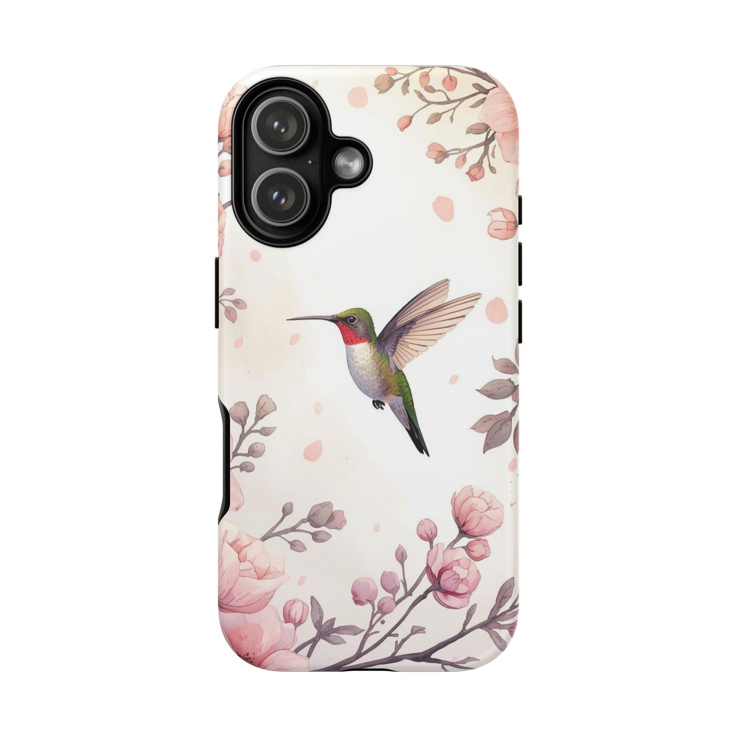 Hummingbird in Bloom Tough Protective iPhone Case