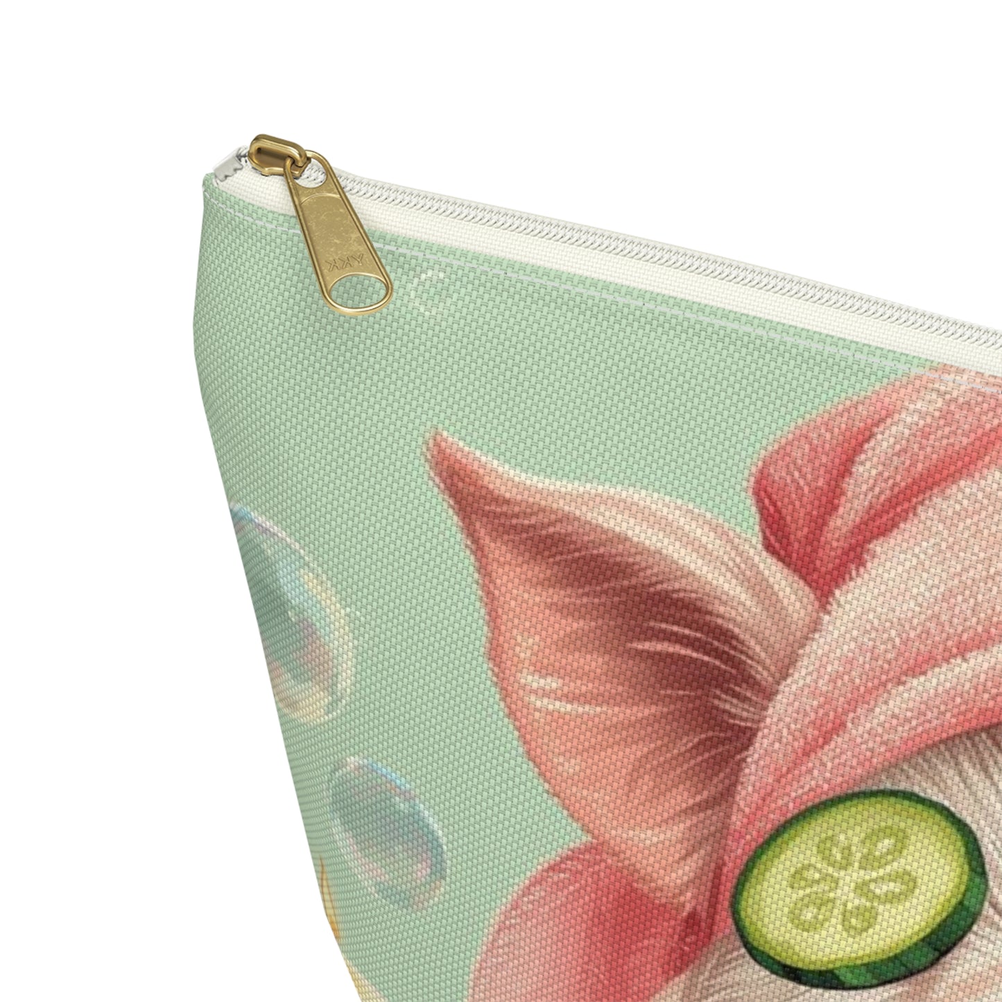 Pig Spa Day Cosmetic Pouch | Cute Makeup Bag
