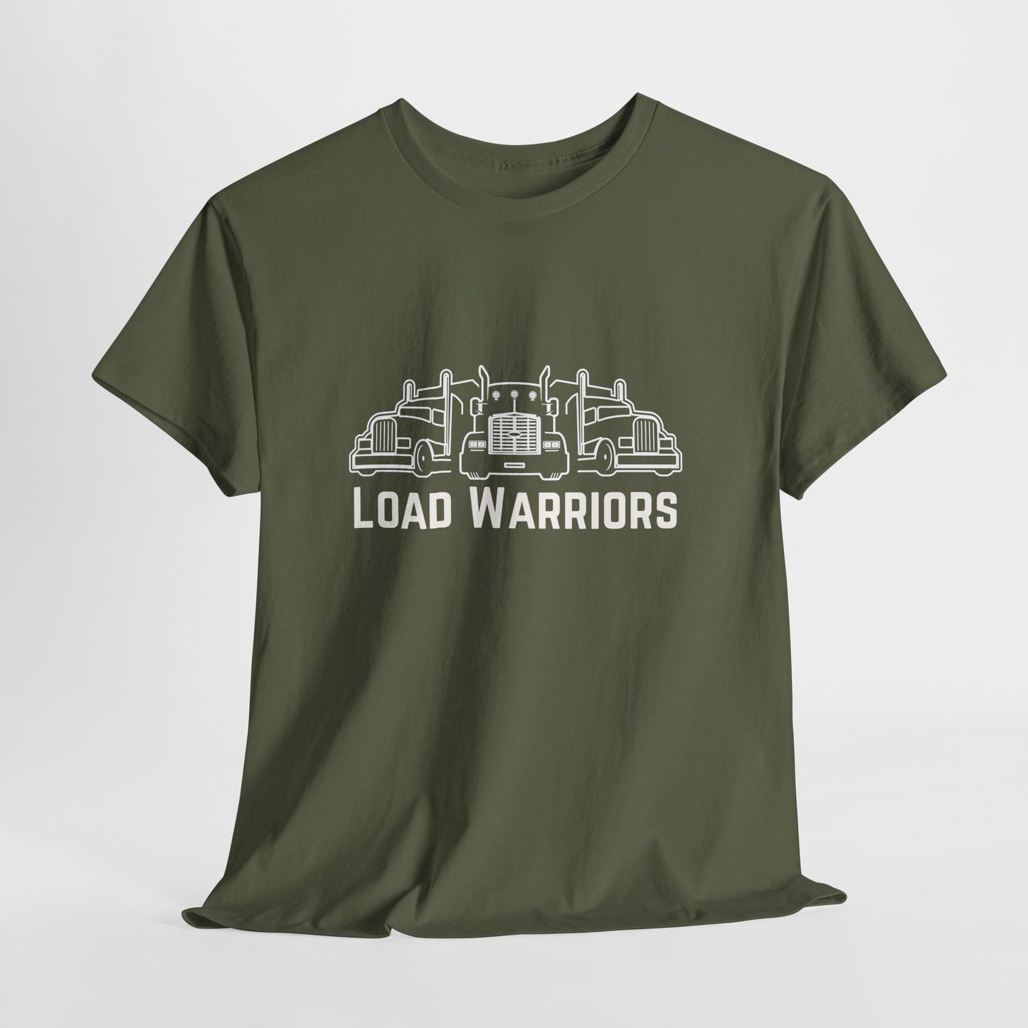 Load Warriors Trucker T-Shirt Graphic Tee for Truckers & Road Lovers