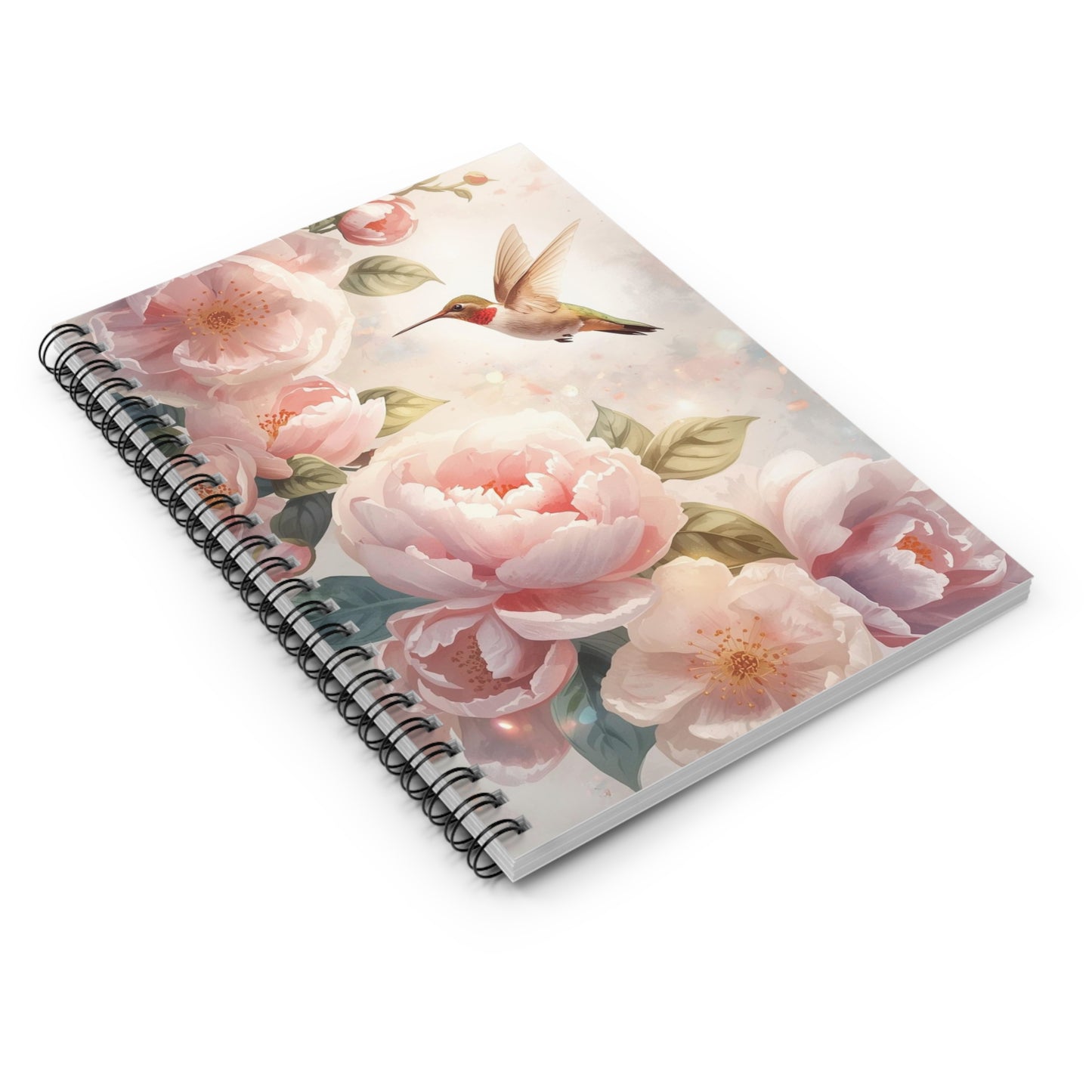 Hummingbird Garden Notebook – Soft Watercolor Nature Journal