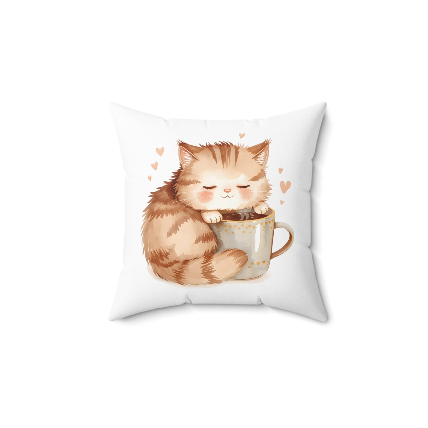 Sleepy Cat Cozy Pillow Cute Cat Home Decor Cushion